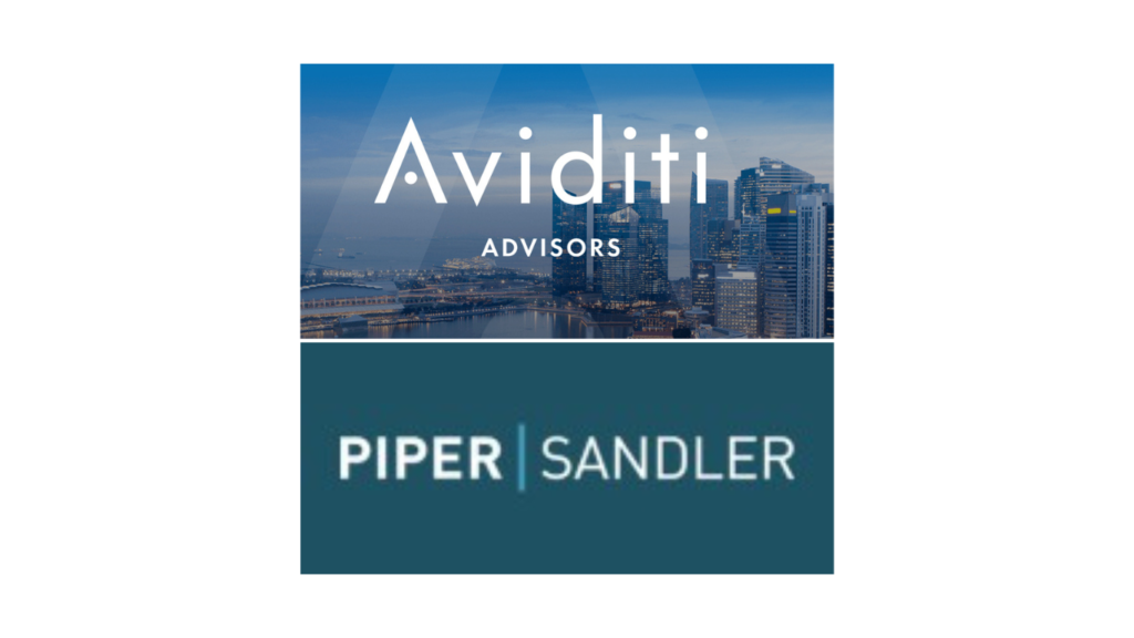 Piper Sandler and  Aviditi Advisors