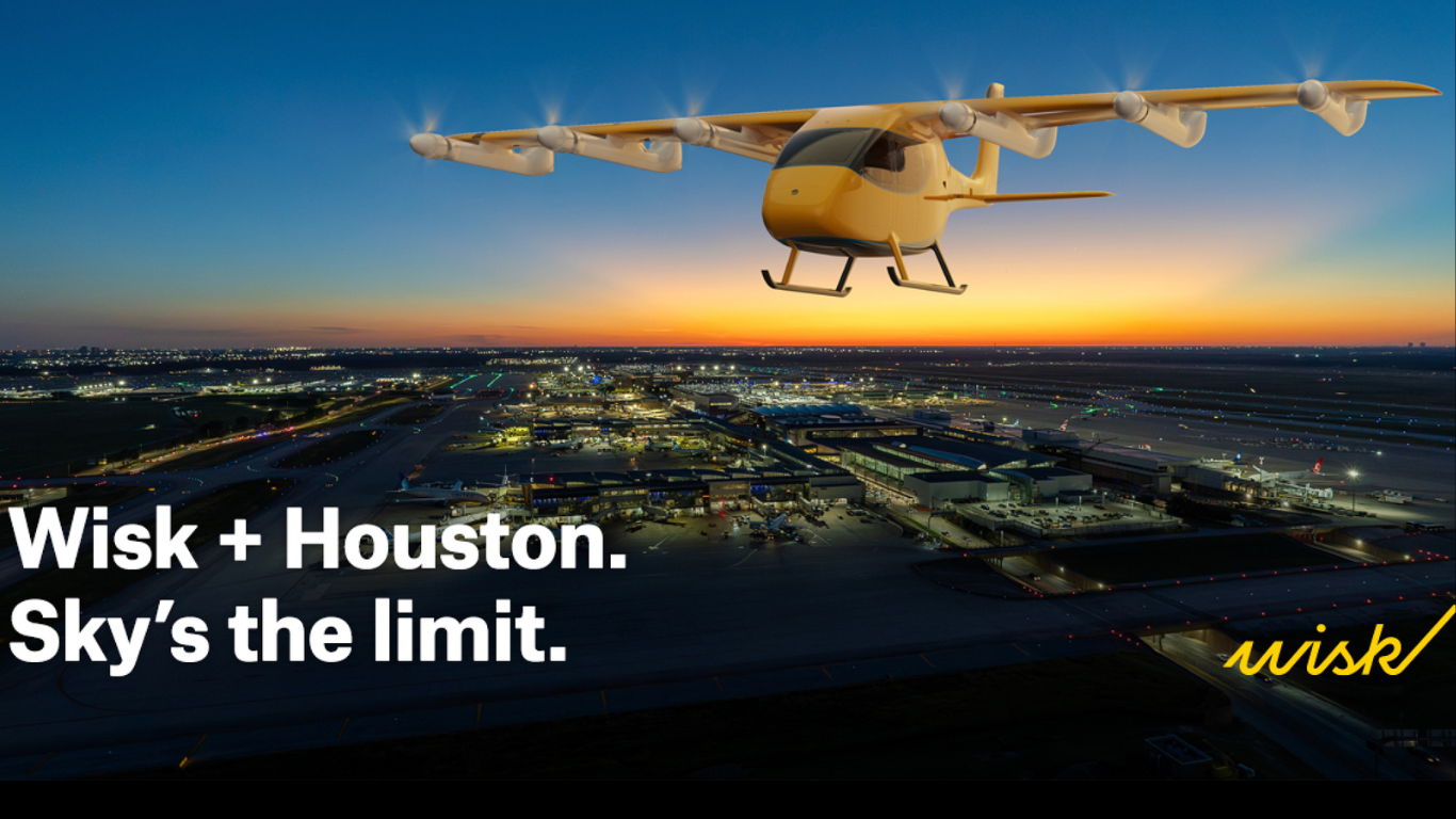 Wisk Aero and Houston Airports Partner to Bring Autonomous Air Taxis to the Greater Houston Region