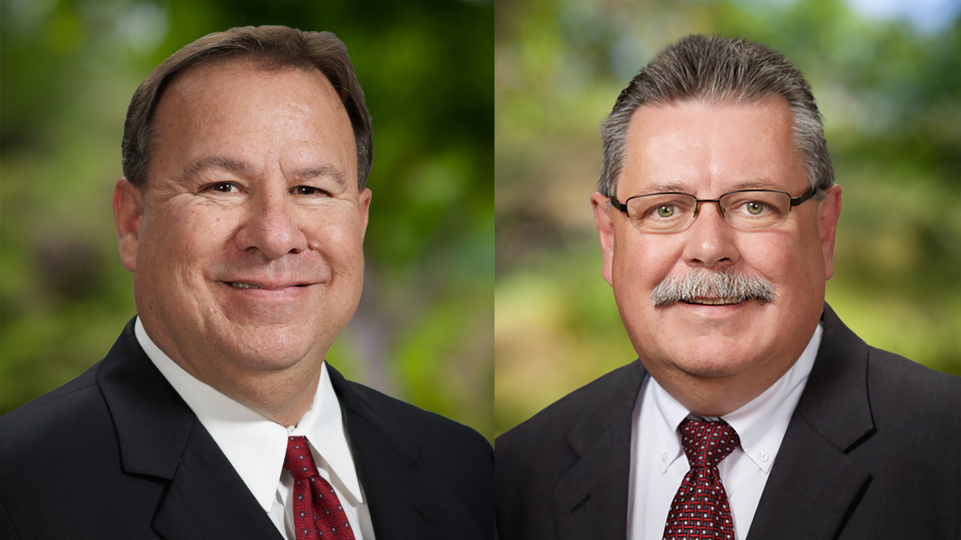(L-R)Richard M. Martinez, Vice Chairman of First Northern Community Bancorp's Board of Directors and Sean P. Quinn, Chairman of First Northern Community Bancorp's Board