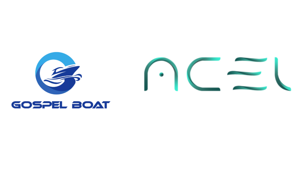 ACEL Power (Graphic: Business Wire) and Gospel Boat (Image: Official Website)