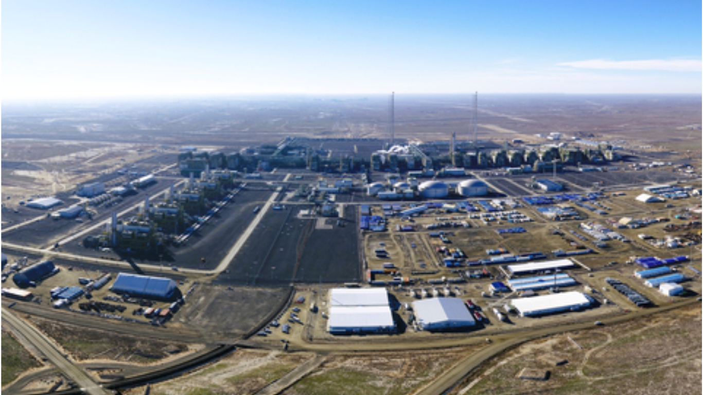 An aerial view of the Third-Generation Plant, part of TCO’s Future Growth Project in Kazakhstan (Image Courtesy: Business Wire)