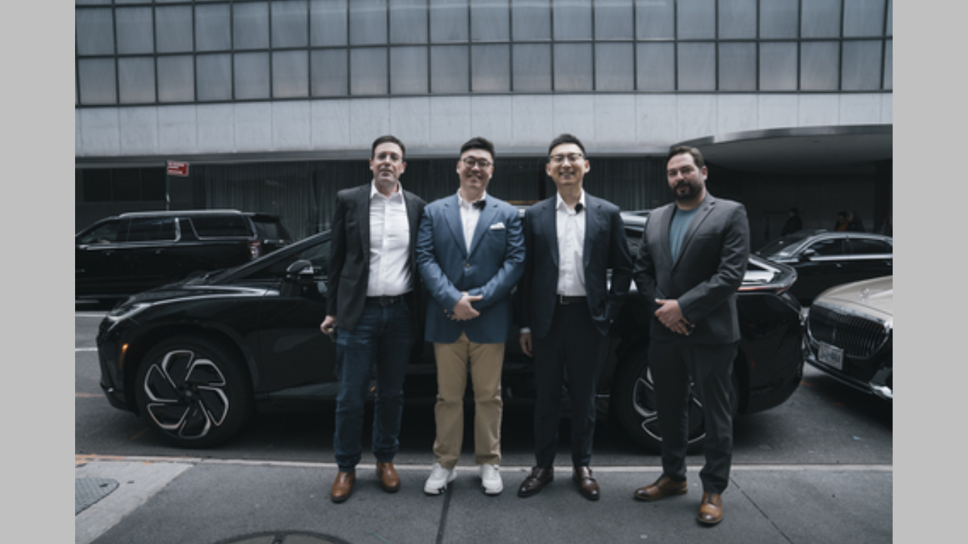 Faraday Future Delivers First FF 91 2.0 Futurist Alliance in the East Coast Market to Univest Securities (Photo courtesy: Business Wire)