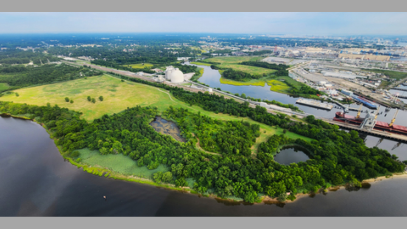 96.6-acre site formerly known as The Chesapeake Deep Water Terminal in Chesapeake, Virginia (Photo courtesy: Business Wire)