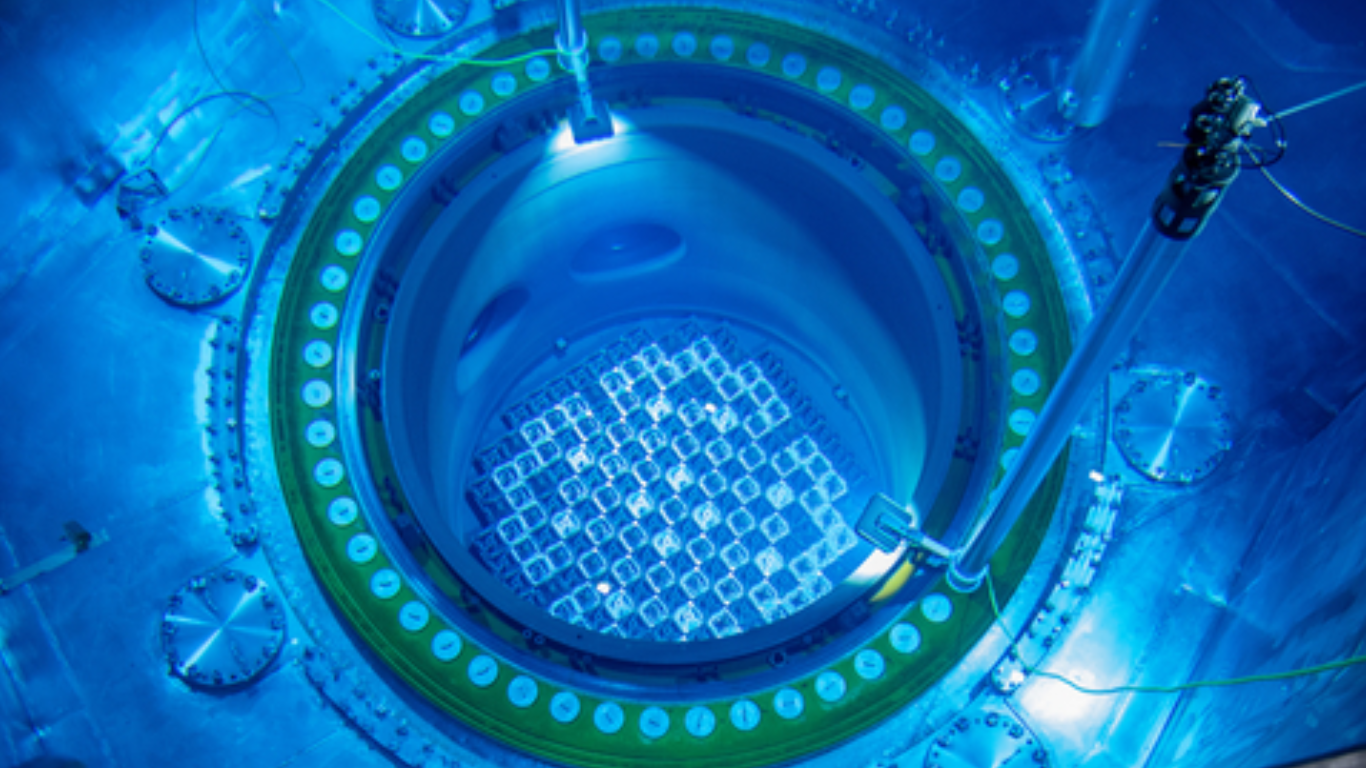 A view inside the nuclear reactor vessel of Plant Vogtle Unit 2. Courtesy: Southern Nuclear