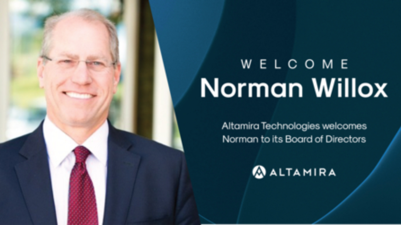 Altamira Technologies Adds Norm Willox to Its Board (Photo Credit: Business Wire)