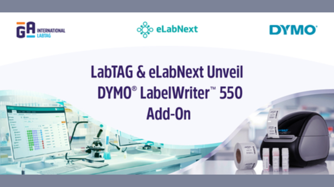 LabTAG and eLabNext Launch New Add-On for DYMO LabelWriter 5-Series for Seamless Laboratory Labeling (Photo courtesy Business Wire)