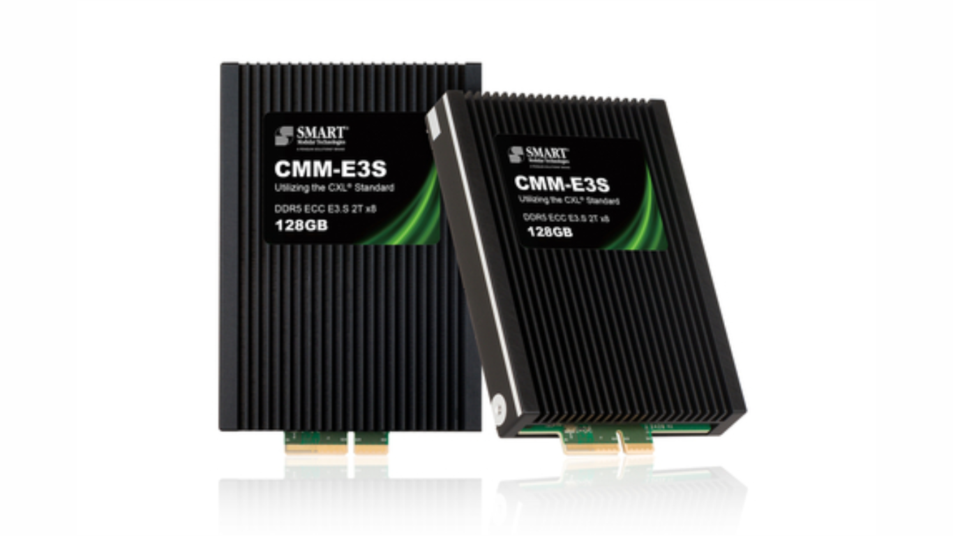 SMART Modular’s CMM module, utilizing the CXL standard, has now been accepted to the CXL Consortium’s System Integrators’ List in addition to SMART’s 4-DIMM and 8-DIMM memory add-in cards (Photo Courtesy Business Wire)