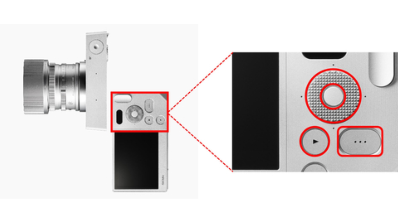 “Sigma BF” full-size mirrorless camera with recessed buttons incorporating Kyocera’s HAPTIVITY technology (image courtesy: of Sigma)