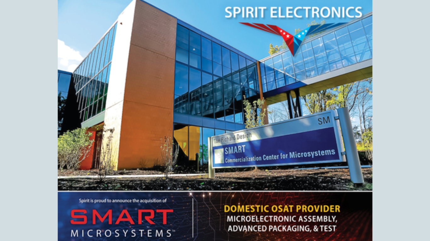 Spirit Electronics Expands U.S. Semiconductor Capacity with Acquisition of SMART Microsystems (Photo Courtesy: Business Wire))