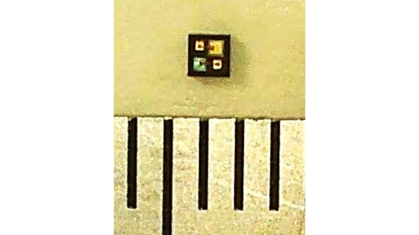 World's smallest PPG Sensor Head (Photo courtesy: Business Wire)