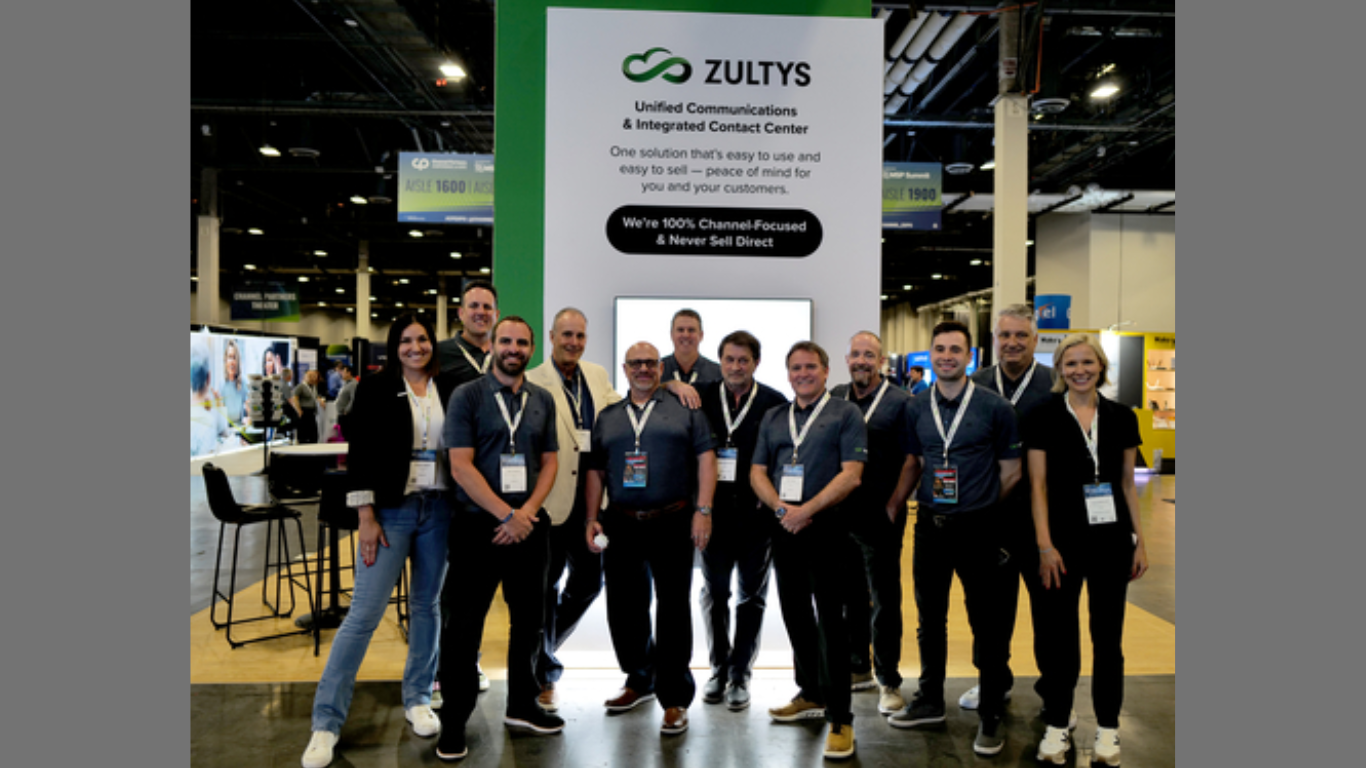 Zultys Sales Team at the Channel Partners Conference and Expo where they launched their new HaaS offering (Phot courtesy: Business Wire)