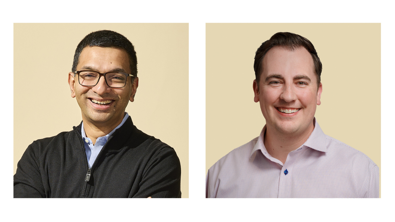 ezCater's new CEO, Nihad Rahman and CFO, Sean Stanton (Image Courtesy: Businesswire)