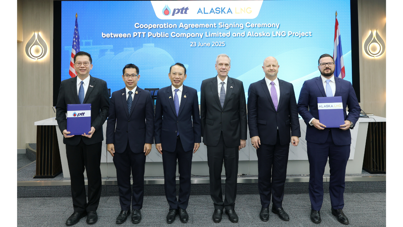 Glenfarne and PTT Sign Cooperation Agreement for Alaska LNG Offtake