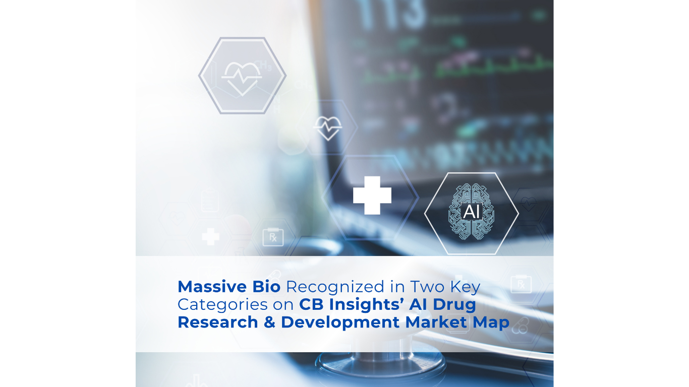 Massive Bio Featured in Two Categories on CB Insights’ AI Drug R&D Market Map