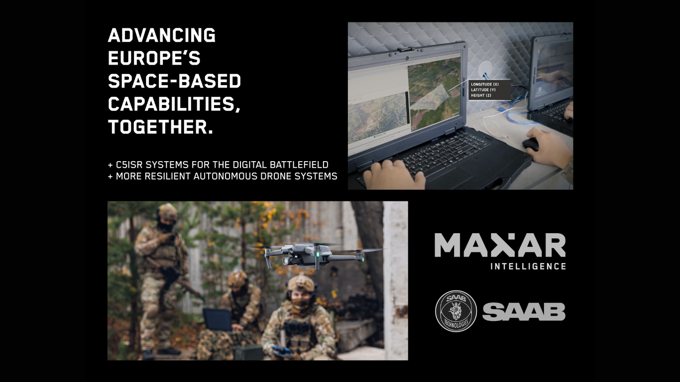 Maxar and Saab Partner to Boost Multi-Domain Defense and Space Capabilities in Europe