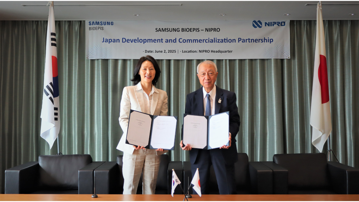 Samsung Bioepis Partners with NIPRO to Commercialize Biosimilars in Japan