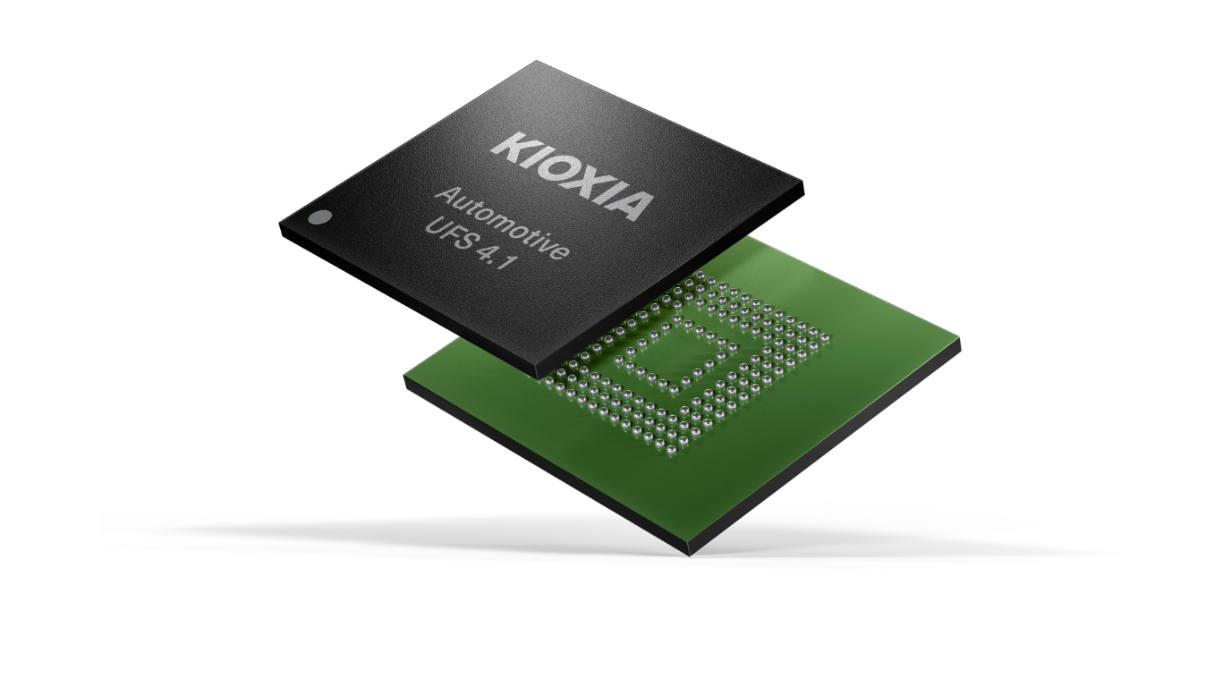 Kioxia Samples UFS 4.1 Embedded Flash for Automotive Use