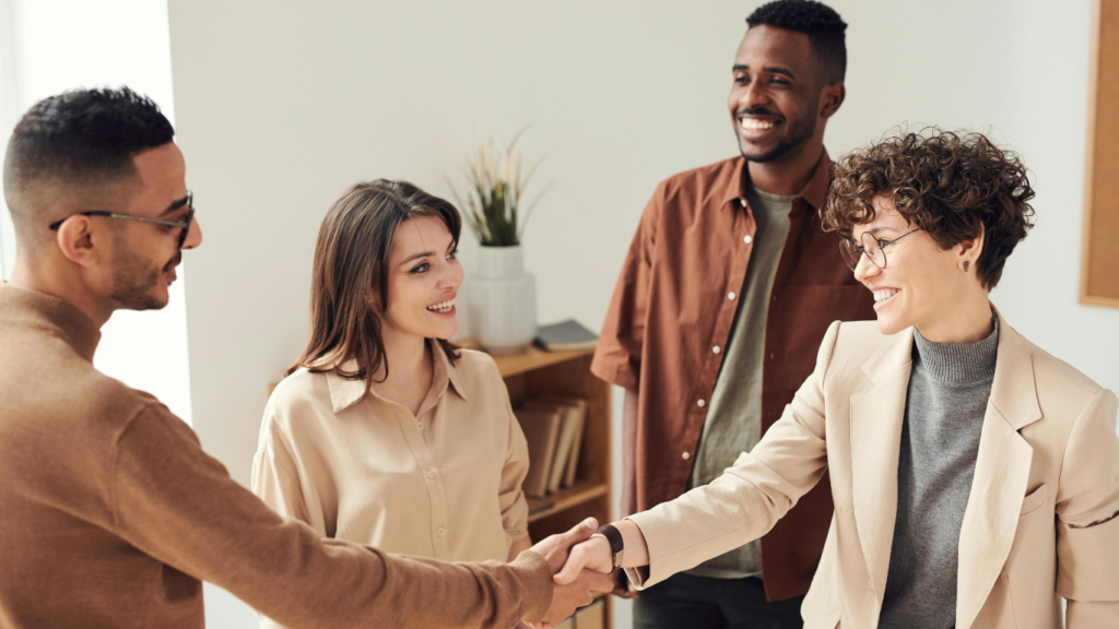 Financial Planning Tips for Growing Businesses. Photo by fauxels: https://www.pexels.com/photo/photo-of-people-doing-handshakes-3184416/