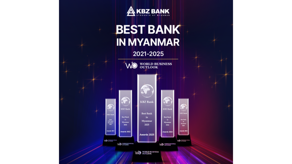 KBZ Bank Named Best Bank in Myanmar for Fifth Consecutive Year