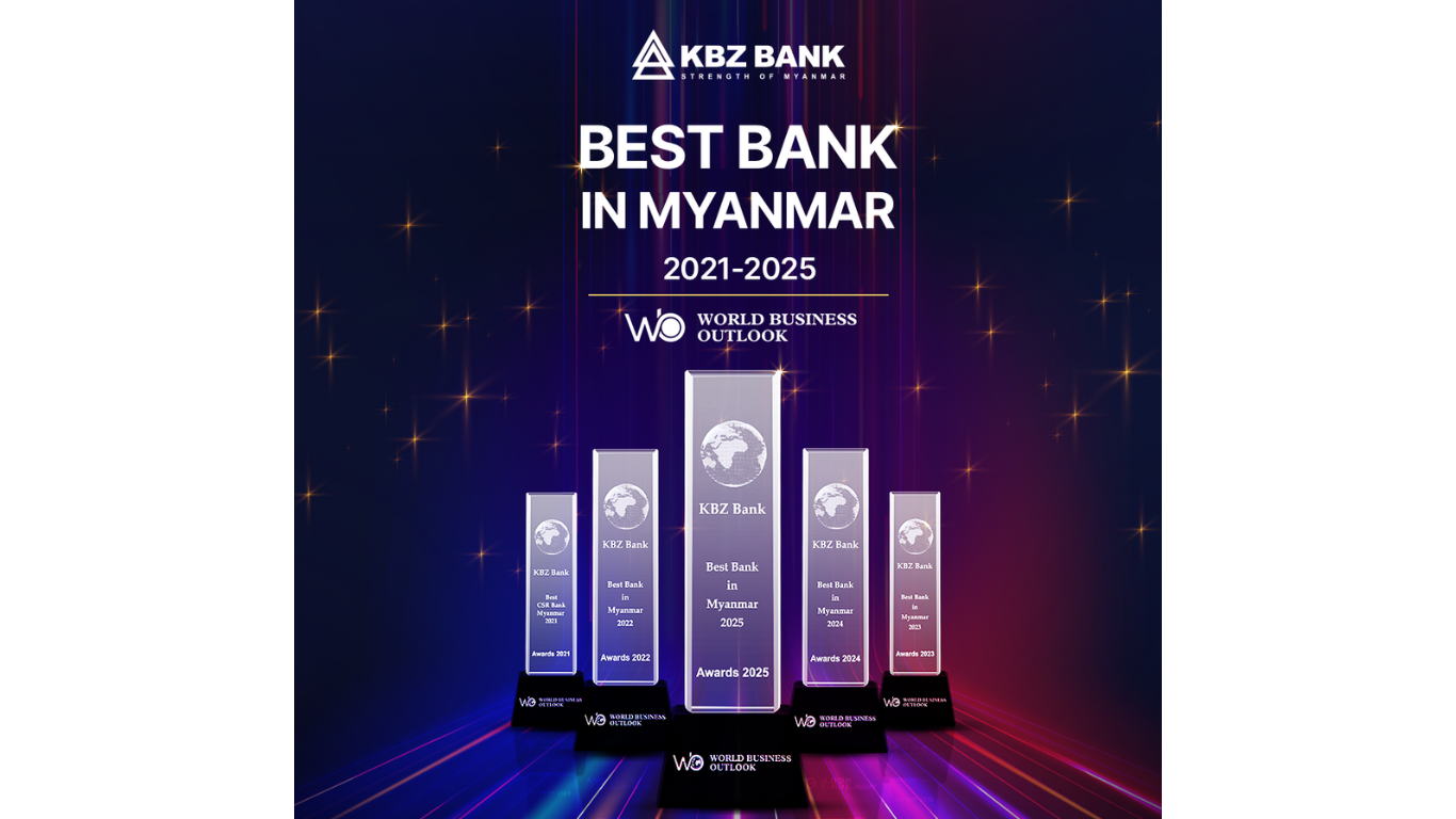 KBZ Bank Named Best Bank in Myanmar for Fifth Consecutive Year KBZ Bank Named Best Bank in Myanmar for Fifth Consecutive Year