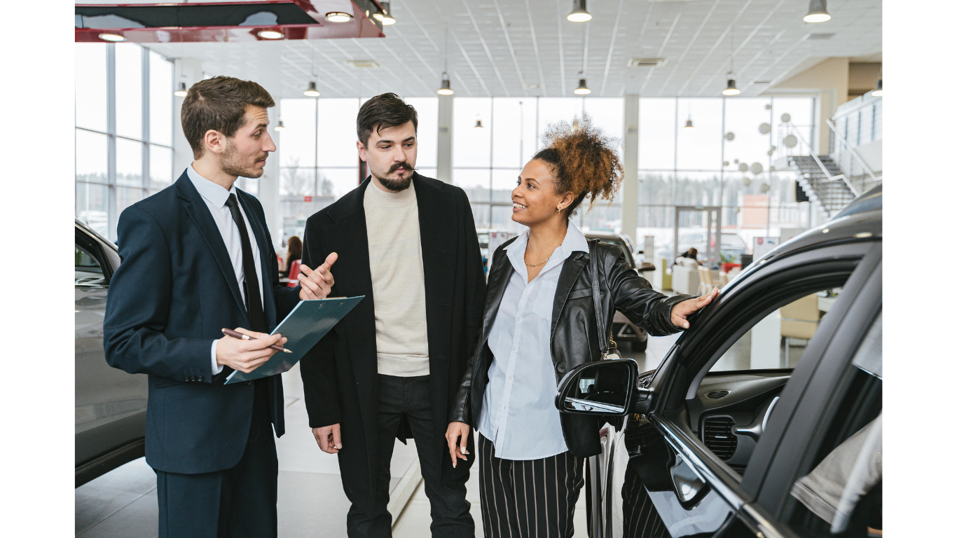 The New Business Card: Why Successful Entrepreneurs Invest in What They Drive https://www.pexels.com/photo/man-in-blue-business-suit-talking-to-woman-touching-the-car-7144177/