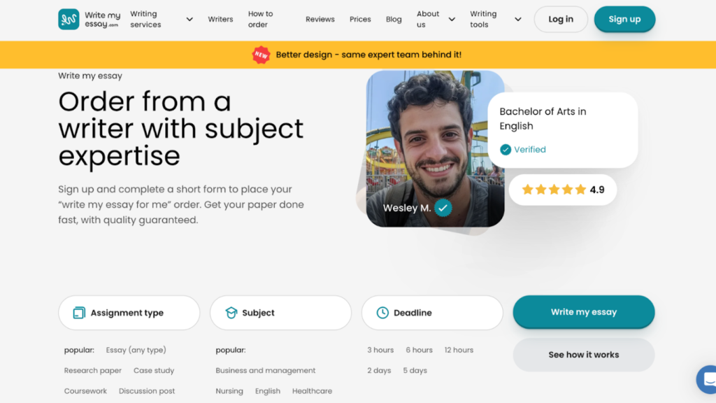 Why WriteMyEssay Is the Go-To for Academic Writing in 2025