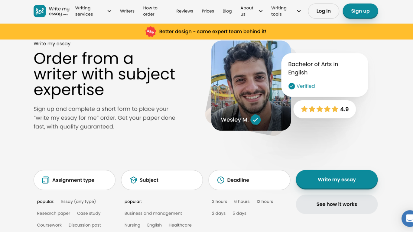 Why WriteMyEssay Is the Go-To for Academic Writing in 2025