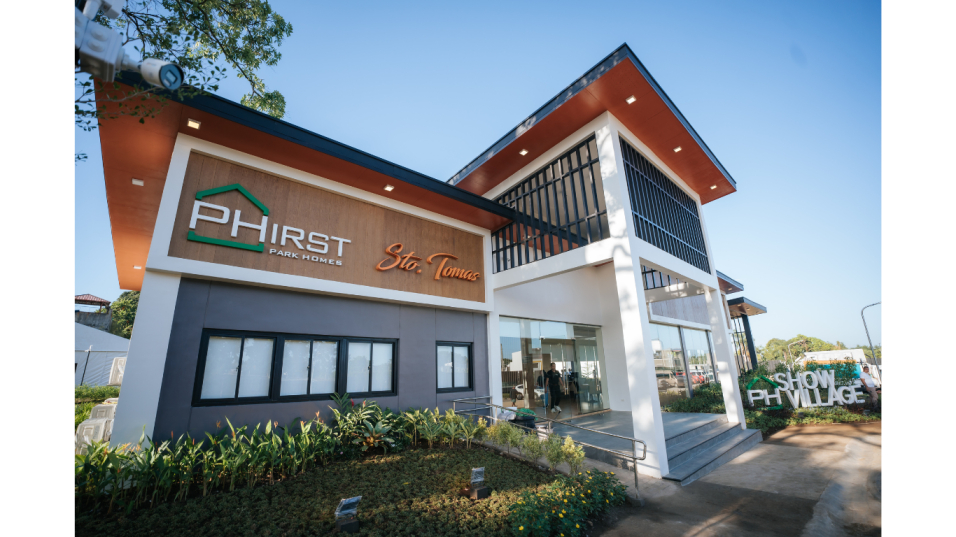 Exterior shot of PHirst Park Homes Sto. Tomas Show Village (Photo Courtesy: PHirst Park Homes)