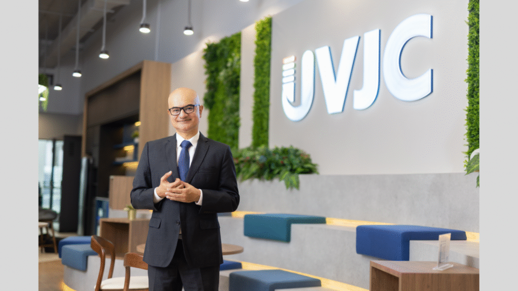 Chandran Nair, CEO, UVJC at the Singapore HQ (Image Courtesy: Business Wire)