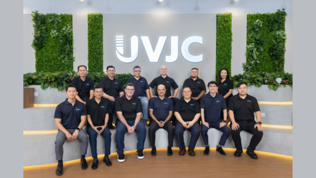 UVJC team at its new global headquarters and R&D center in Singapore (Image Courtesy: Business Wire)