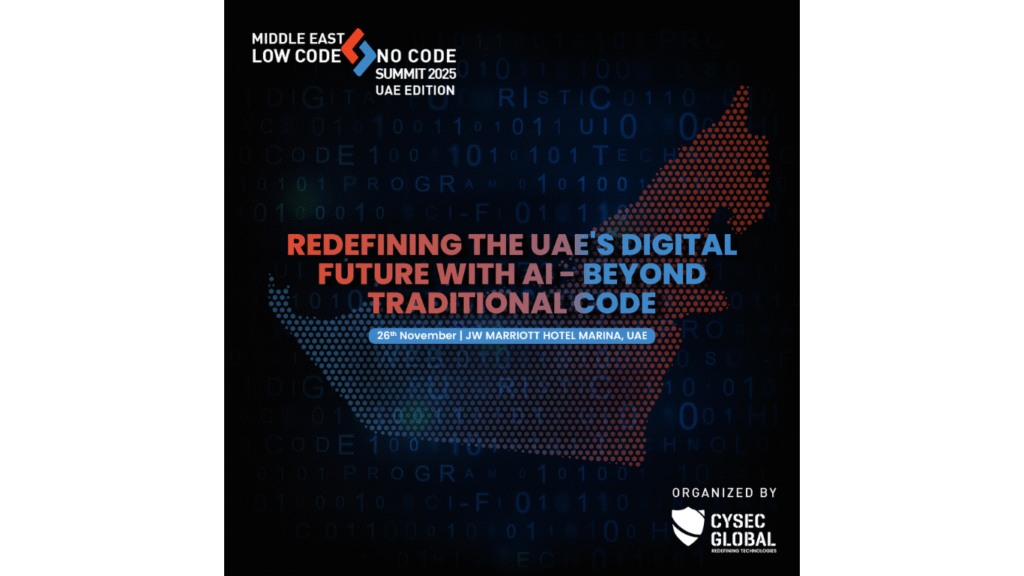 6th Edition of the Middle East Low Code No Code Summit