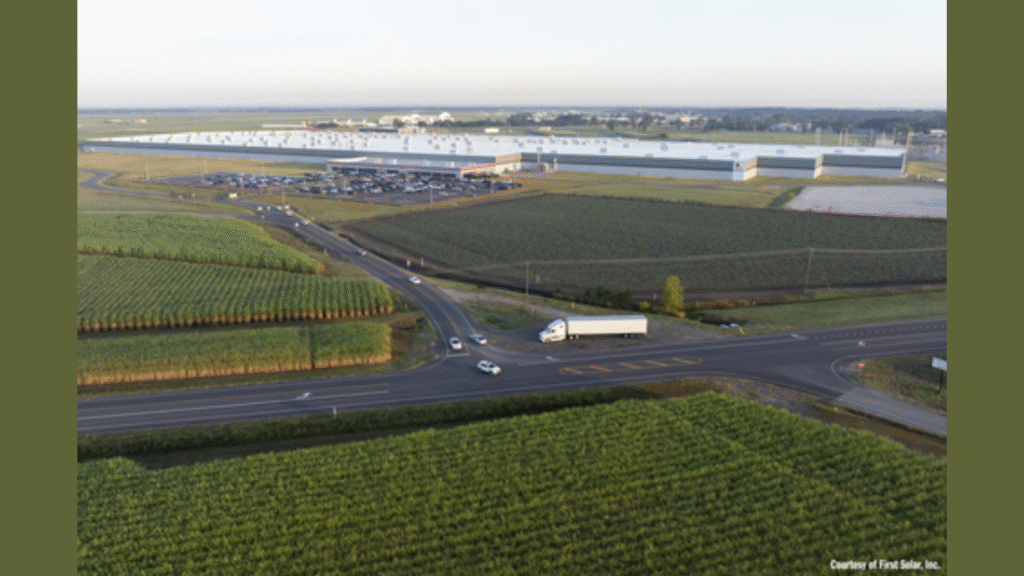 First Solar today inaugurated its new fully vertically integrated manufacturing facility in Iberia Parish, Louisiana. The $1.1 billion facility spans approximately 2.4 million square feet and is about 11 times the size of the New Orleans Superdome (Image Courtesy: Business Wire)