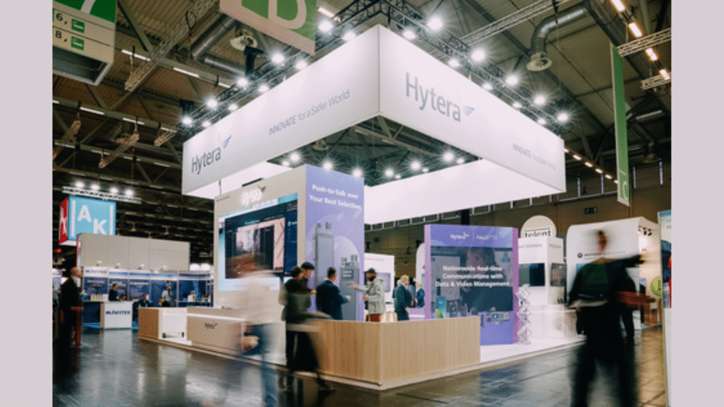 Hytera solutions on display at PMRExpo 2025 (Image Courtesy: Business Wire)