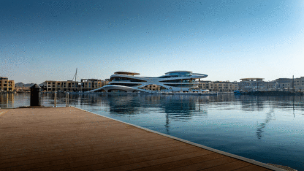 Sea meets land The world class AMAALA Triple Bay Marina Yacht Club on the Saudi Red Sea coastline (Image Courtesy: Business Wire)
