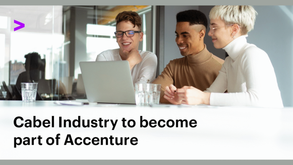 Accenture has entered into an agreement with the Fibonacci Group to acquire Cabel Industry, an Italian technology company that provides specialized core banking and IT managed services to mid-size financial institutions (Image Courtesy: Business Wire)