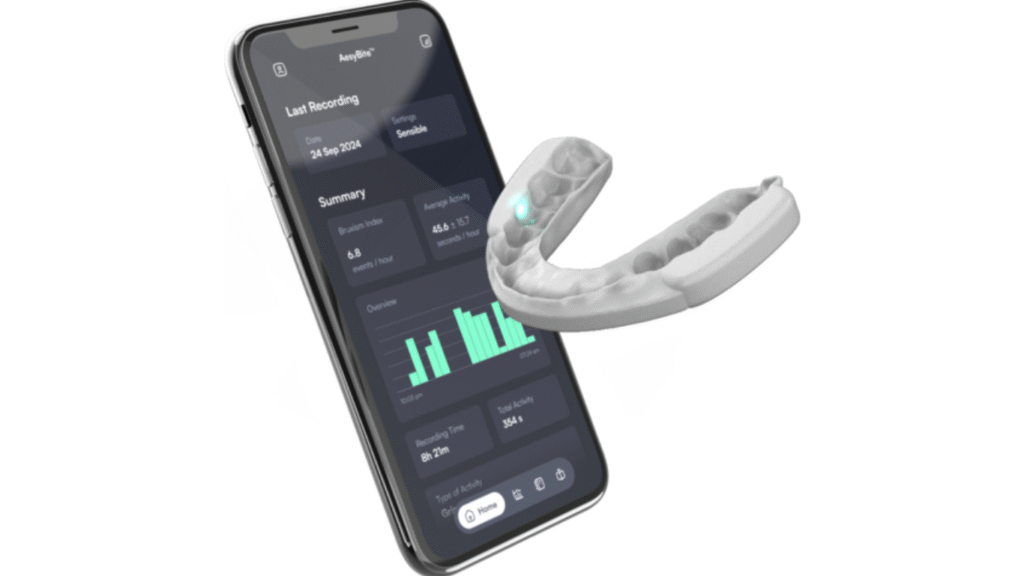 AesyBite Custom smart nightguard by Aesyra SA (Image Courtesy: Business Wire)