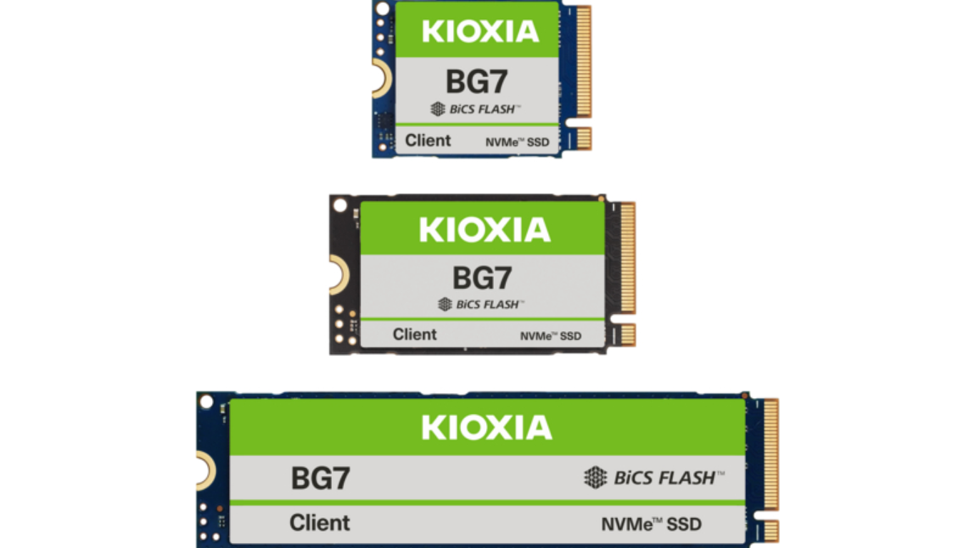KIOXIA BG7 Series Client SSD (Image Courtesy: Business Wire)
