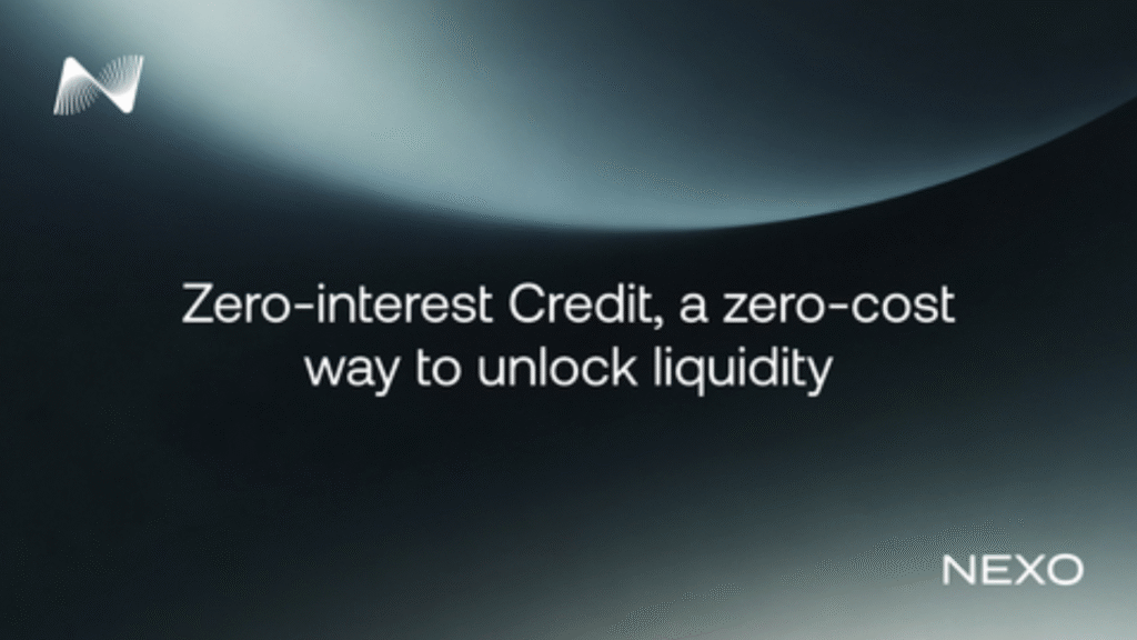 Zero-interest Credit by Nexo (Image Courtesy: Business Wire)