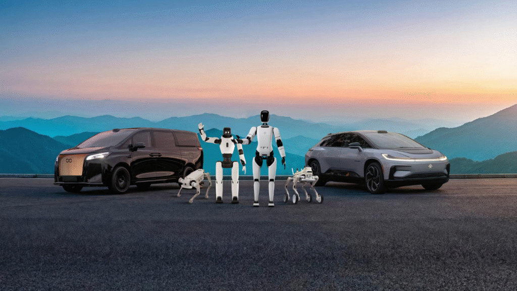 Faraday Future Launches Three Series of Robot Products in Las Vegas at the Annual NADA Show, Aiming to Become the First U.S. Company to Deliver Both Humanoid and Bionic Robots (Image Courtesy: Business Wire)