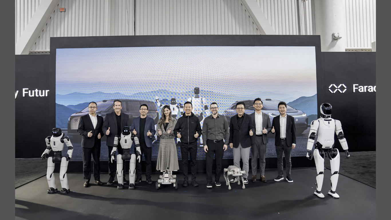 Faraday Future Launches Three Series of Robot Products in Las Vegas at the Annual NADA Show, Aiming to Become the First U.S. Company to Deliver Both Humanoid and Bionic Robots (Image Courtesy: Business Wire)