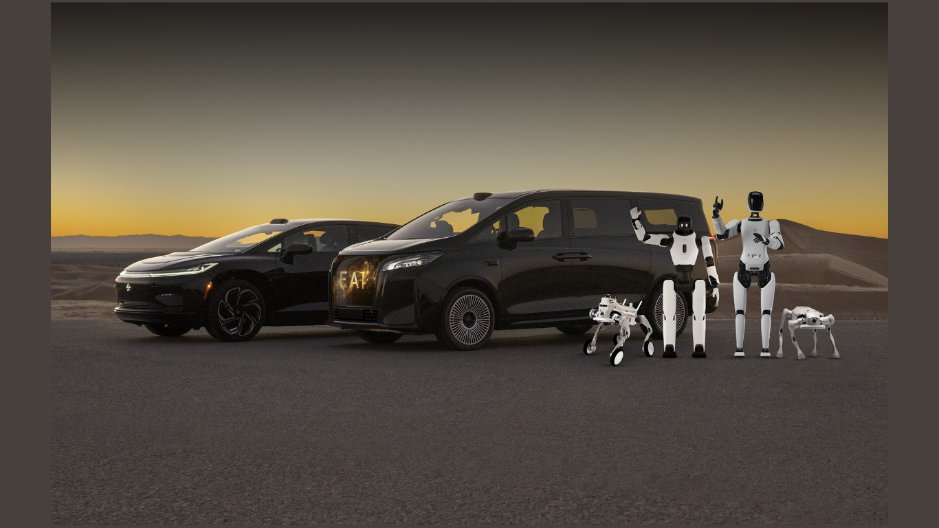 Faraday Future to Kick Off 2026 EAI Robotics Deliveries Beginning Feb. 27 by Delivering to an Airbnb Operator; Establishes First U.S. “EAI Robot & Vehicle + Vacation Rental” Deployment (Image Courtesy: Business Wire)