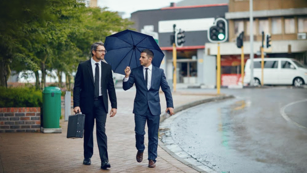 How Branded Umbrellas Strengthen Brand Recall During Daily Commutes