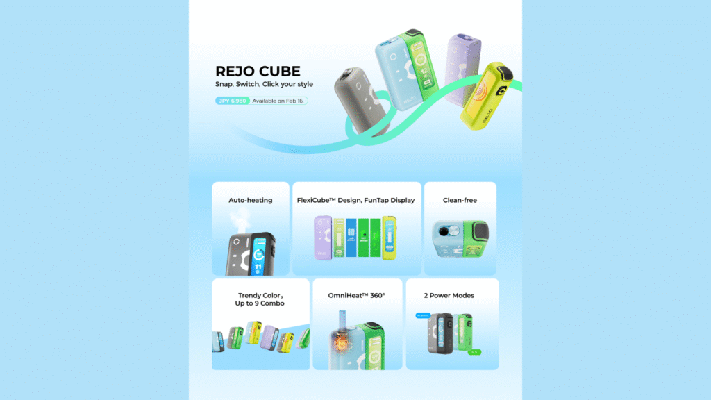 REJO CUBE DEVICE-Product Infographic (Image Courtesy: Business Wire)