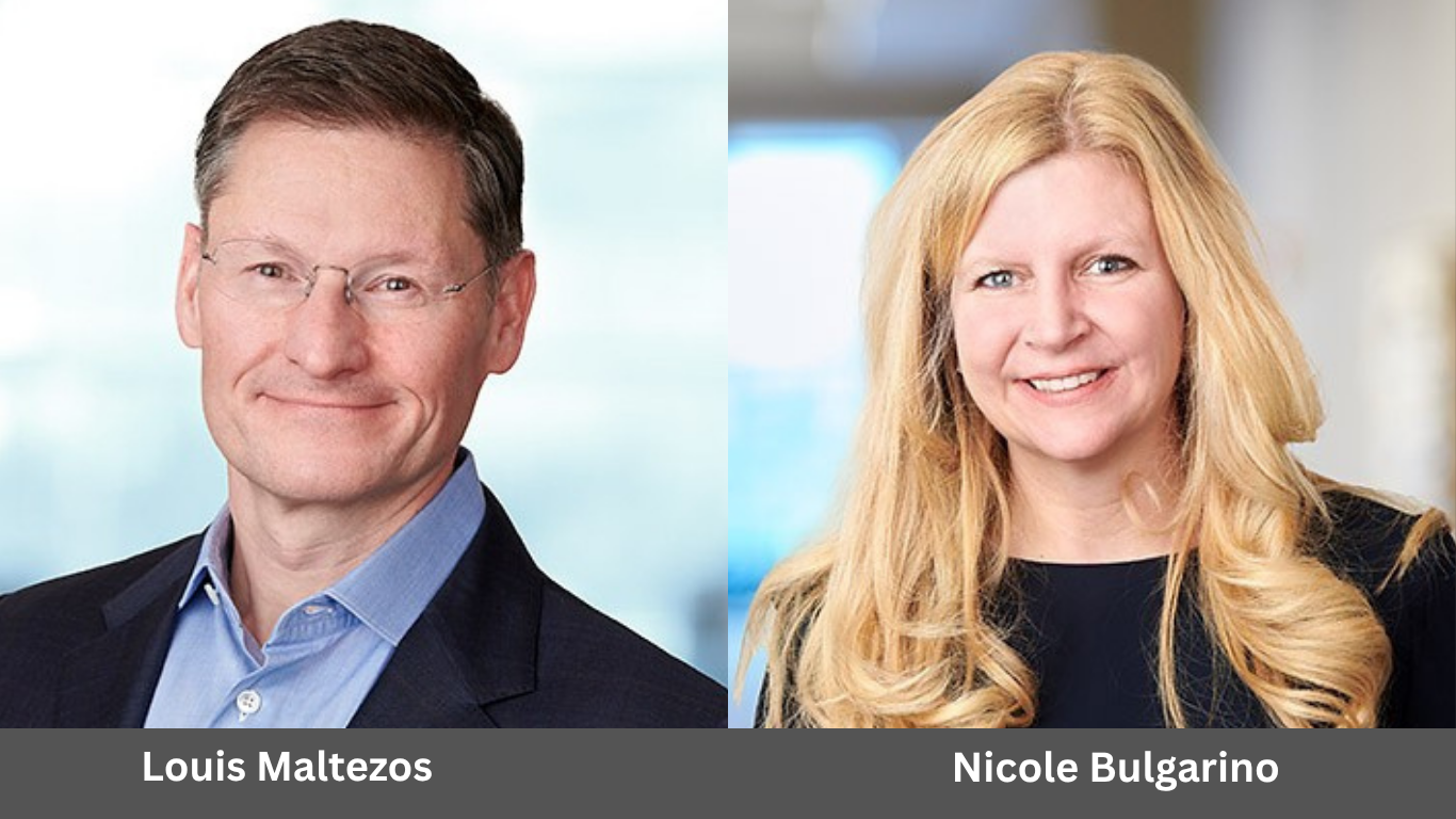 Nicole Bulgarino and Lou Maltezos Named New Co‑Presidents of Ameresco Peter Christakis Named COO (Image taken from respective LinkedIn profiles)
