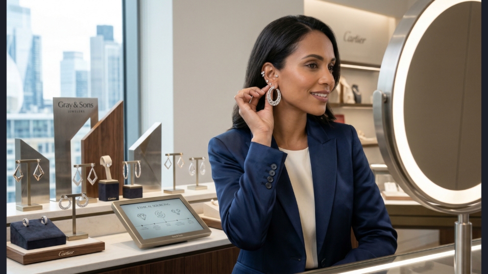 Are Diamond Earrings Redefining Luxury Style in 2026? (AI-Generated Image)