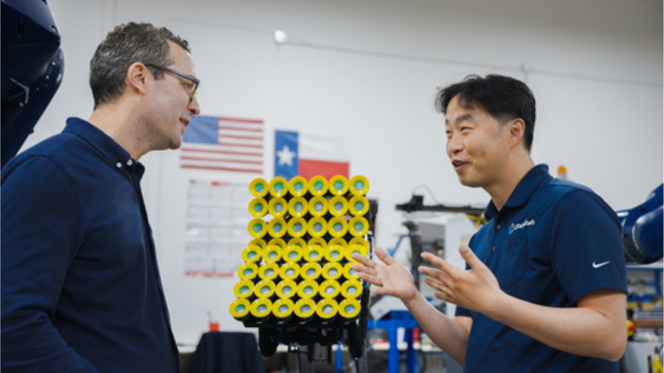 John Hughes, Head of AI and Innovation Policy at Coupang, and Youngmok “Mok” Yun, CEO and Founder of Contoro. (Image credit: Business Wire)