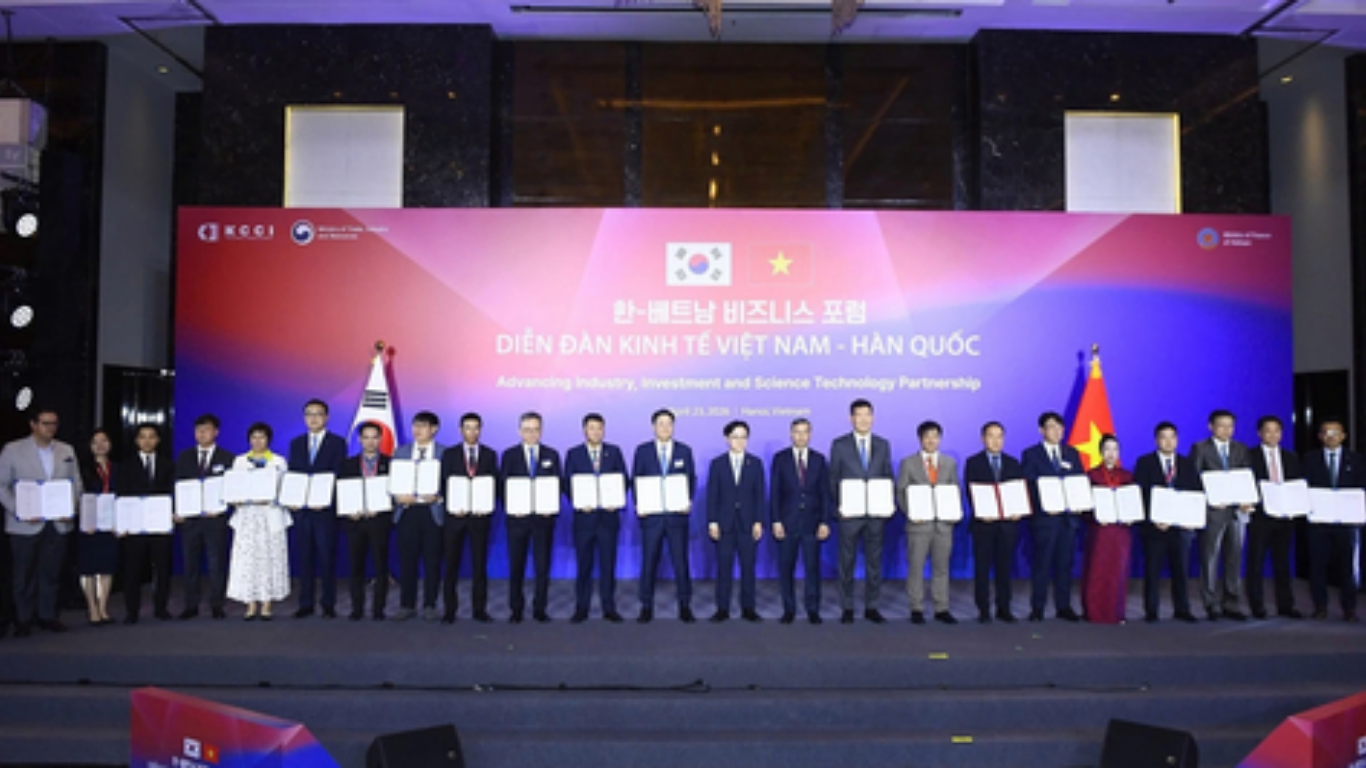 The MoU exchange was witnessed by ministers and senior government representatives from Vietnam and South Korea. (Image credit: Business wire)