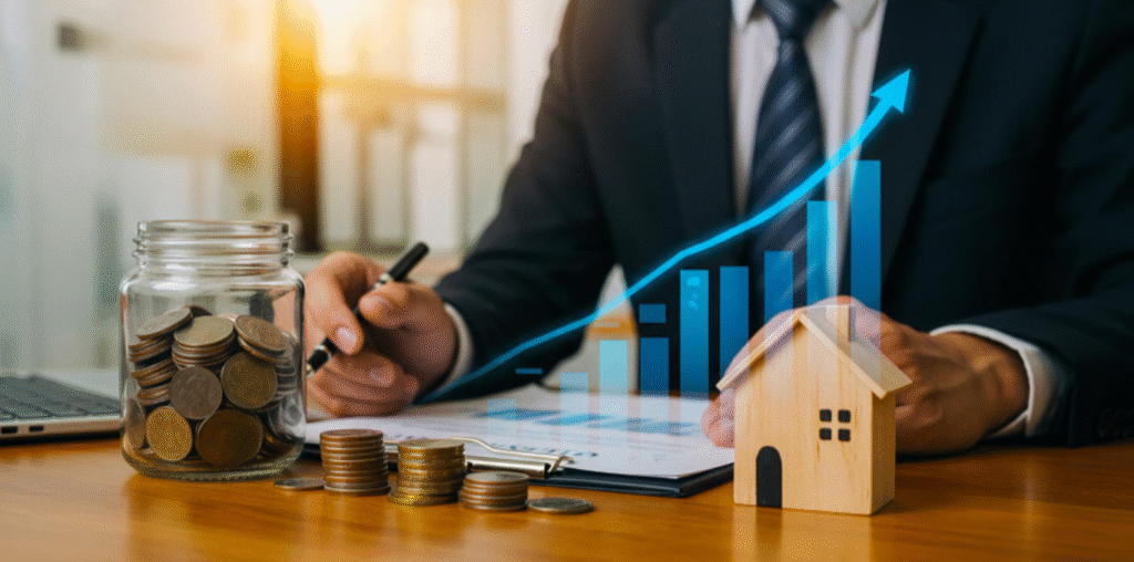 Global Real estate investment growth. Image Courtesy: onlyeps55 from Freepik
