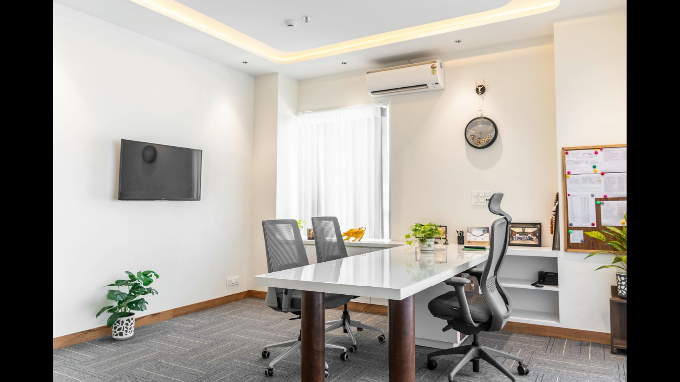 Luxury Commercial Decor Trends for Modern Global Offices (IMAGE SOURCE: https://www.pexels.com/photo/contemporary-office-interior-with-elegant-decor-33827305/)