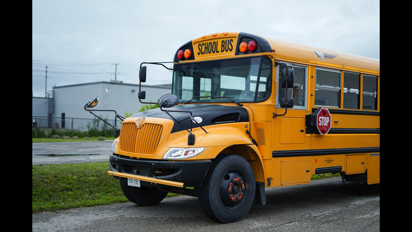 The Safety Outlook: Modernizing Student Transportation (IMAGE SOURCE: https://www.pexels.com/photo/bright-yellow-school-bus-in-kitchener-ontario-32322676/)